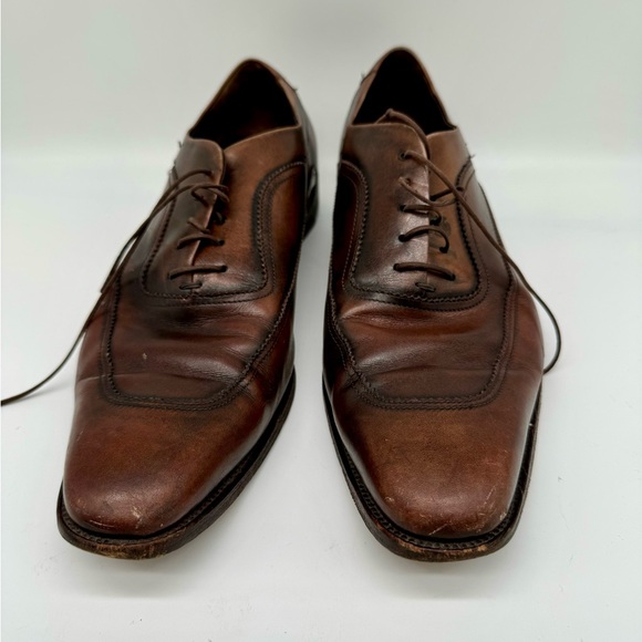 Salvatore Ferragamo derby shoes 10 1/2 EE - Picture 1 of 7